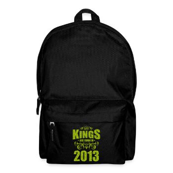 kings are born 2013 - Rucksack - Schwarz - Vorne