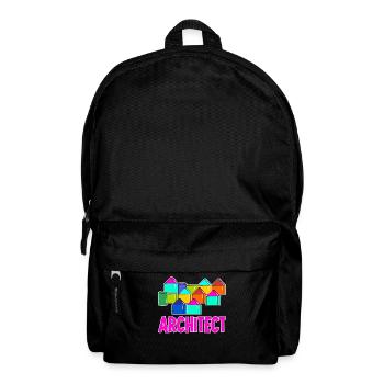 Architekt Bauklötze Bauklotz Architektur - Rucksack - Schwarz - Vorne