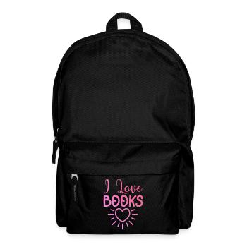 J’adore les livres - Sac à dos - noir - Devant