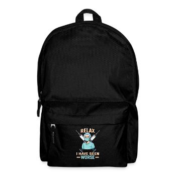 Pflegerin Relax I have seen worse Krankenschwester - Rucksack - Schwarz - Vorne