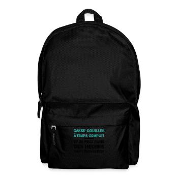 Casse-couilles À Temps Complet - Sac à dos - noir - Devant