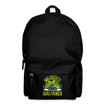 Quad ATV Offroad Quadfahrer - Rucksack - Schwarz - Vorne