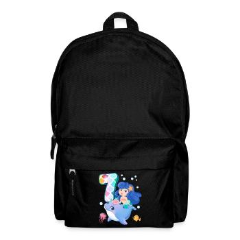 7th birthday | Mermaid Birthday | - Backpack - black - Front