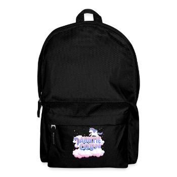 Tante Mais | | d’anniversaire de licorne Thème Licorne | - Sac à dos - noir - Devant