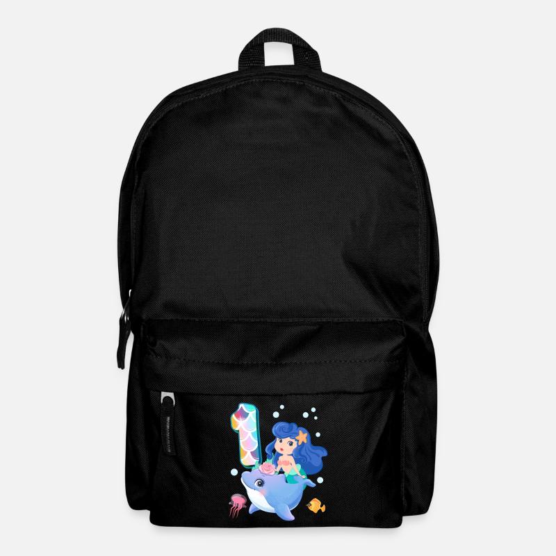 1. Geburtstag | Meerjungfrau Geburtstag | - Rucksack - Schwarz