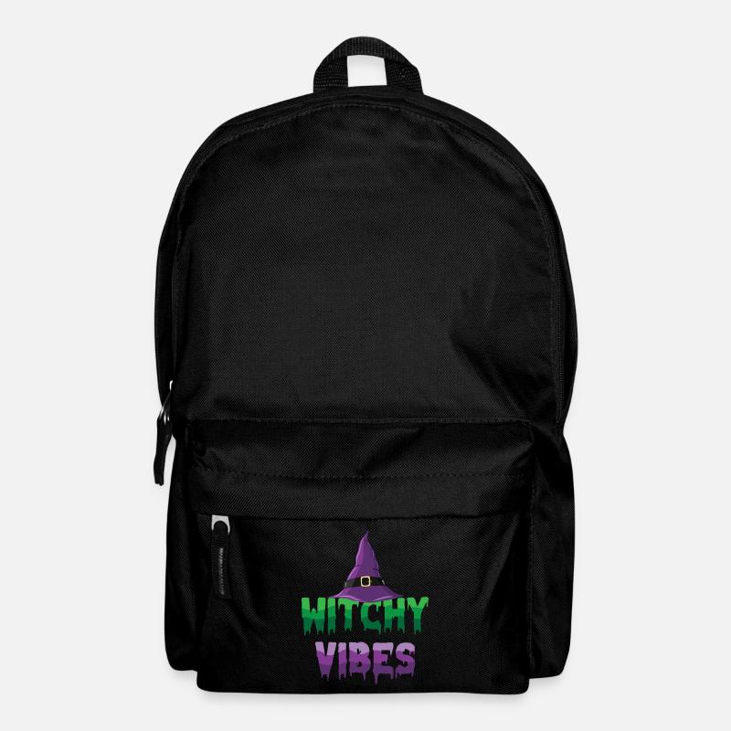 Witchy Vibes Wizard Hexenhut Halloween Kostüm - Rucksack - Schwarz