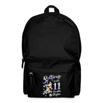 Rolling Into 11 Double Digits Floral Skaters 11. - Rucksack - Schwarz - Vorne