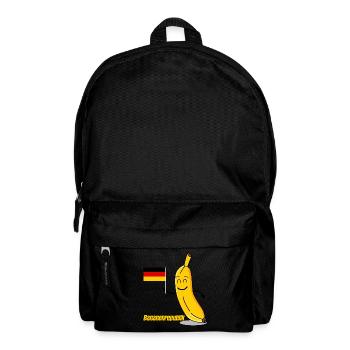 Deutschland Flagge Bananenrepublik - Rucksack - Schwarz - Vorne