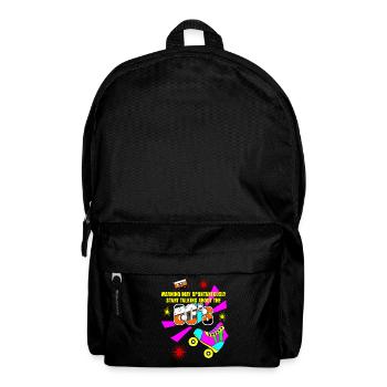 80er Rollschuhe 80th - Rucksack - Schwarz - Vorne