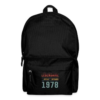 Légendaire Depuis Septembre 1978 Anniversaire - Sac à dos - noir - Devant