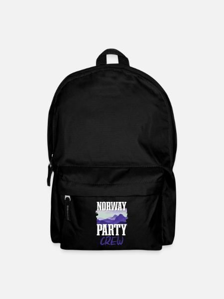 Norwegen Party Crew - Rucksack - Schwarz