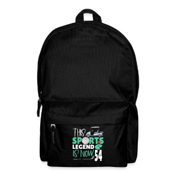 Cette légende sportive a maintenant 54 ans, jeu de golf 54. - Sac à dos - noir - Devant