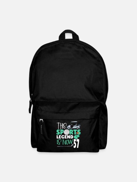 Diese Sportlegende Ist Jetzt 57, Golfspiel 57. - Rucksack - Schwarz