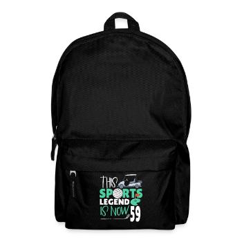 Cette légende du sport a maintenant 59 ans, jeu de golf 59. - Sac à dos - noir - Devant