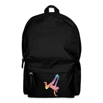 Silhouette gymnastique - Sac à dos - noir - Devant