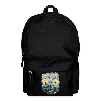Spooky Evening With Pumpkins Ghosts - Backpack - black - Front