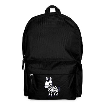 Zebra Comic Animal - Sac à dos - noir - Devant