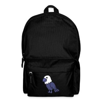 Adler Comic Tier - Rucksack - Schwarz - Vorne