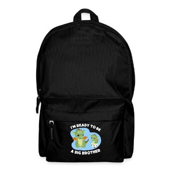 I'm ready to be a big brother - Backpack - black - Front