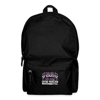 I am a surgical nurse I like open people - Backpack - black - Front