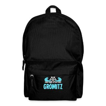 Grömitz Urlaub - Rucksack - Schwarz - Vorne