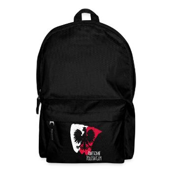 Poland Pole Flag Polish - Backpack - black - Front