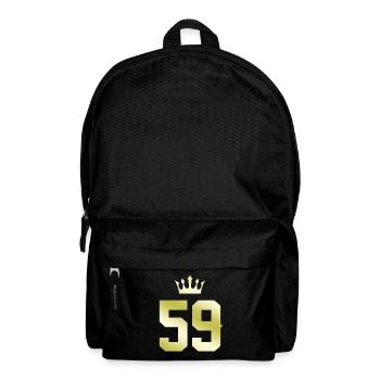 59 Number crown - Backpack - black - Front