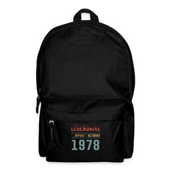 Légendaire Depuis Octobre 1978 Anniversaire - Sac à dos - noir - Devant