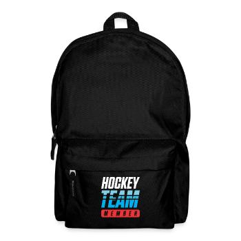 Équipe de hockey - Sac à dos - noir - Devant