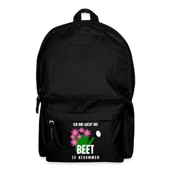 Garten Gärtner Galabauer Witz Galabau - Rucksack - Schwarz - Vorne