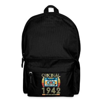 Cadeau D'anniversaire Vintage 1942 - Sac à dos - noir - Devant