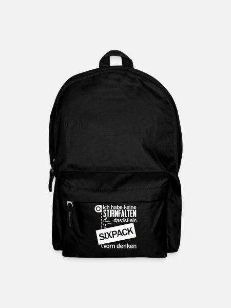 Handwerker Sixpack Handwerk - Rucksack - Schwarz