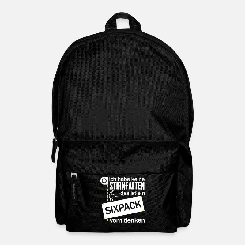 Handwerker Sixpack Handwerk - Rucksack - Schwarz
