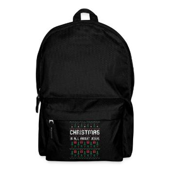 christmas is all about jesus outfit - Rucksack - Schwarz - Vorne
