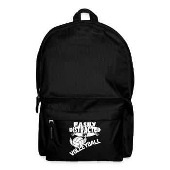 Volleyball volleyball players - Backpack - black - Front