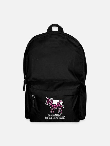 Kuh Bauer Landwirt Kühe - Rucksack - Schwarz