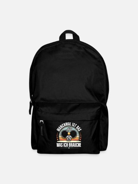 Tischtennis - Rucksack - Schwarz