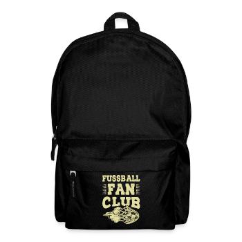 Fussball Fan Club - Rucksack - Schwarz - Vorne