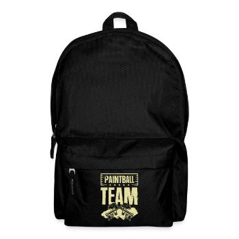 Paintball Team - Rucksack - Schwarz - Vorne