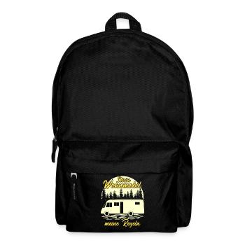 Wohnmobil Camping Reise Wohnmobile - Rucksack - Schwarz - Vorne