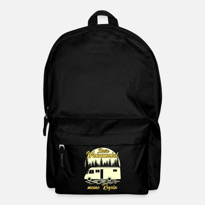 Wohnmobil Camping Reise Wohnmobile - Rucksack - Schwarz