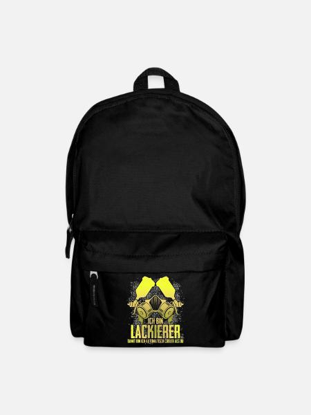 Autolackierer Lackierpistole Lackierer - Rucksack - Schwarz
