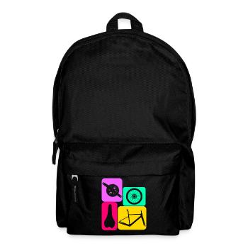 Bicycle Cyclists Cyclists - Backpack - black - Front