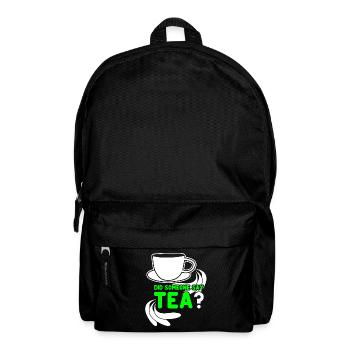 Teetrinker Tee Tasse Teebeutel Teetasse - Rucksack - Schwarz - Vorne