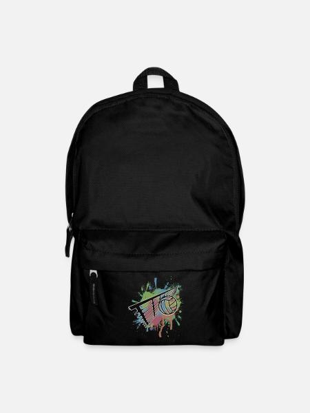 Volleyball - Rucksack - Schwarz