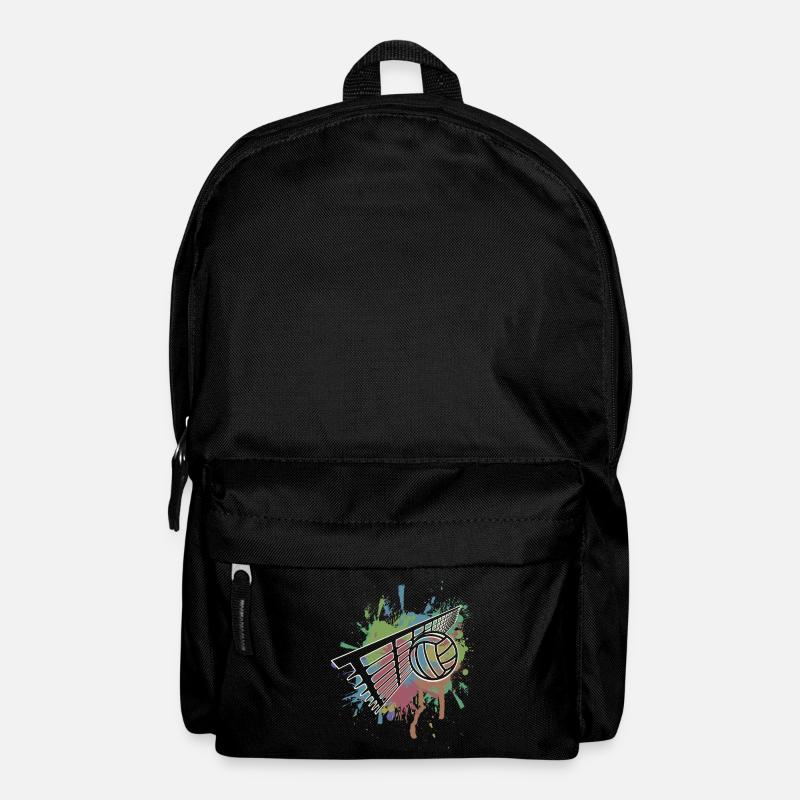 Volleyball - Rucksack - Schwarz