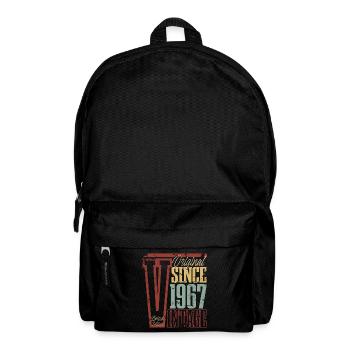 1967 Birthday Year of birth Year of construction Vintage Retro - Backpack - black - Front