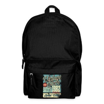 1982 Birthday vintage Retro Legend - Backpack - black - Front