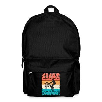 8 Anniversaire BMX 8 ans Cadeau - Sac à dos - noir - Devant