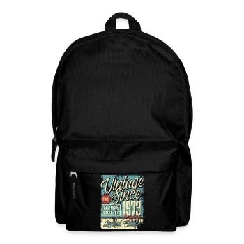 1973 Birthday vintage vintage retro legend - Backpack - black - Front